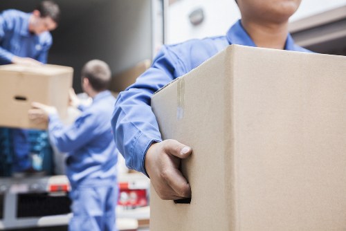Man with van service helping with a local move in Bow