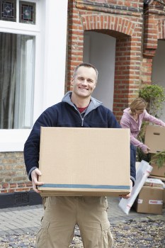 Professional removals team managing a move in Bow