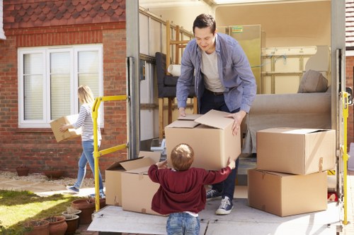 Removalcompany Bow cookie policy introduction with device and browser privacy concept