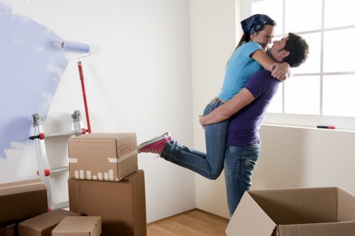 Final delivery and completion of a professional moving job