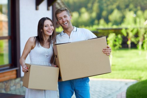 Office packing and transport preparation in Bow