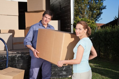 Careful packing and transport by a Bow removal service
