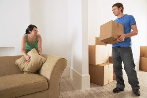 Professional removal van service for local relocation in Bow